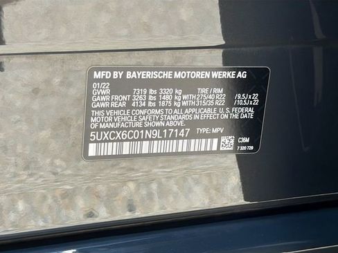 Used 2022 BMW X7 M50i w/ Dynamic Handling Package AWD/4WD image 47