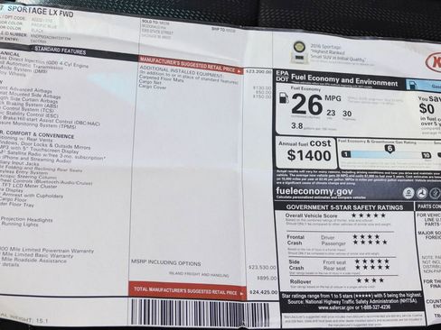 Used 2017 Kia Sportage LX image 39