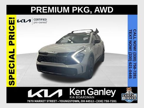 Certified 2025 Kia Sportage X-Line w/ Premium Package AWD/4WD image 1