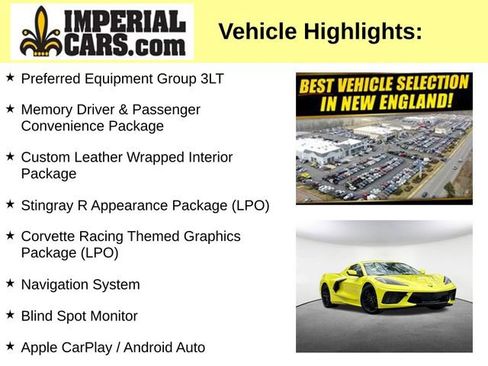 Certified 2023 Chevrolet Corvette Stingray Premium Conv RWD image 3