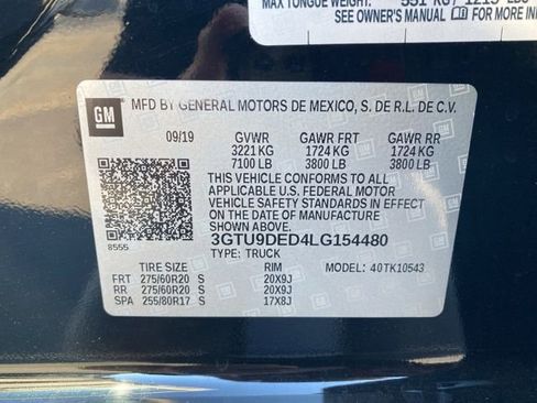 Used 2020 GMC Sierra 1500 SLT w/ SLT Premium Plus Package image 55