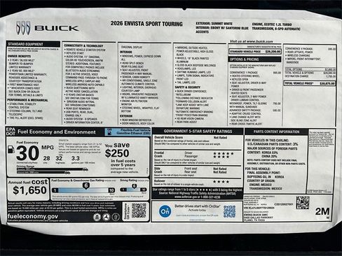 New 2026 Buick Envista Sport Touring w/ Convenience I Package image 21