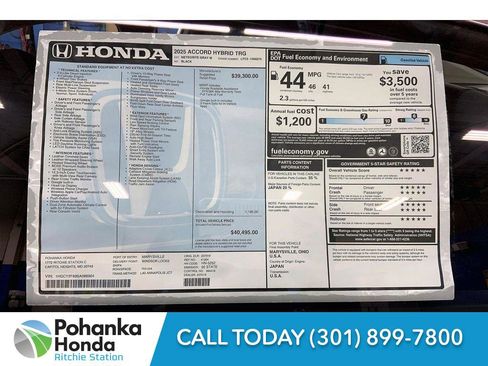 New 2025 Honda Accord Hybrid Touring image 22