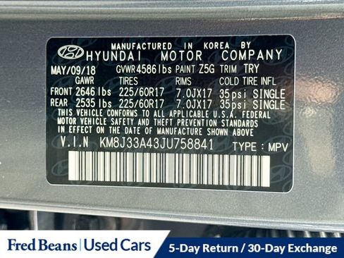 Used 2018 Hyundai Tucson SEL Plus w/ Cargo Package FWD image 35