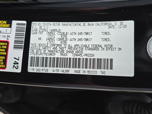 Used 2026 Toyota Tacoma SR5 AWD/4WD image 35