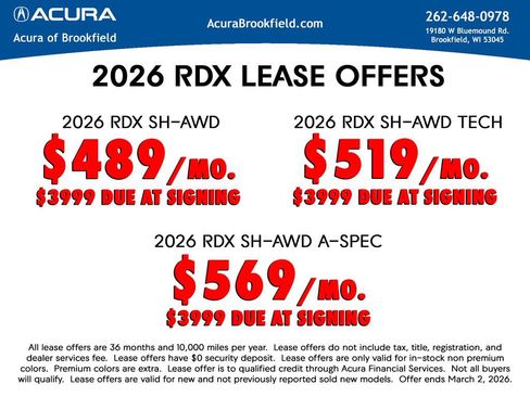 New 2026 Acura RDX Technology Package image 20