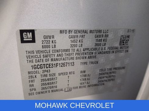 Used 2015 Chevrolet Colorado Z71 AWD/4WD image 33