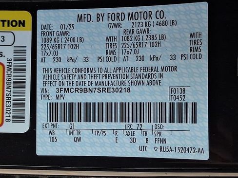 Used 2025 Ford Bronco Sport Big Bend AWD/4WD image 26