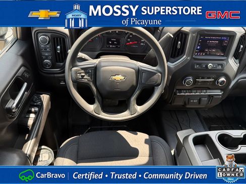 Certified 2025 Chevrolet Silverado 1500 Custom w/ Turbomax Blackout Package AWD/4WD image 16