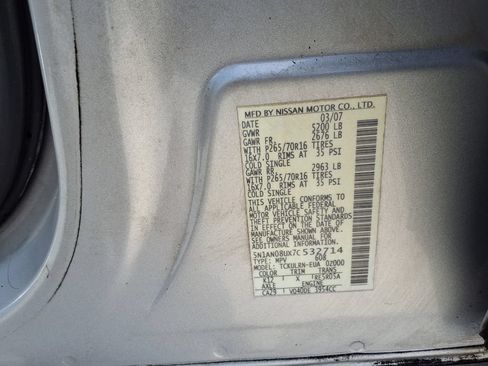 Used 2007 Nissan Xterra S w/ Utility Pkg RWD image 33