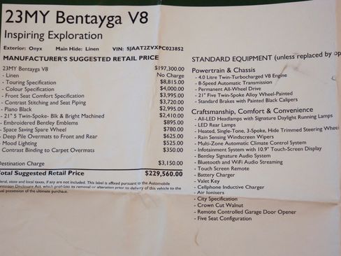 Used 2023 Bentley Bentayga AWD/4WD image 24