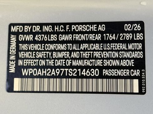 New 2026 Porsche 911 Carrera S image 26