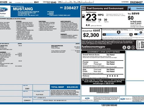 Used 2013 Ford Mustang Premium RWD image 2