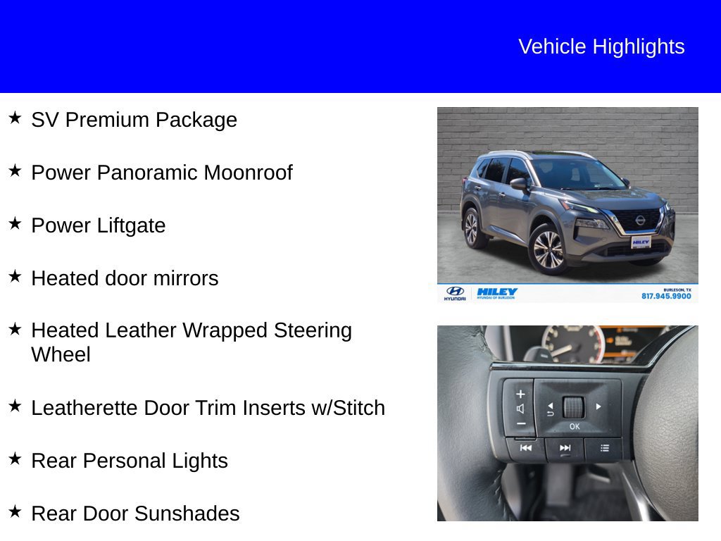 Used 2022 Nissan Rogue SV w/ SV Premium Package FWD image 9
