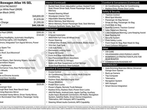 Used 2022 Volkswagen Atlas SEL AWD/4WD image 30
