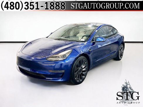 Used 2022 Tesla Model 3 Performance AWD/4WD image 1