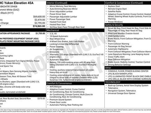 Used 2026 GMC Yukon Elevation image 7