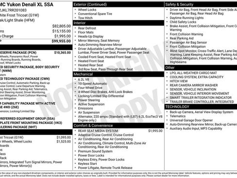 Used 2024 GMC Yukon XL Denali w/ Denali Reserve Package AWD/4WD image 4
