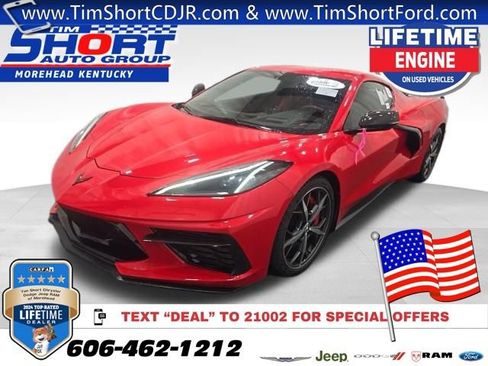 Used 2021 Chevrolet Corvette Stingray Premium Cpe w/ Z51 Performance Package RWD image 1