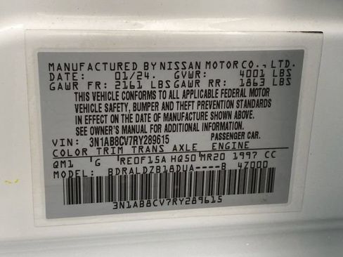 Used 2024 Nissan Sentra SV FWD image 31