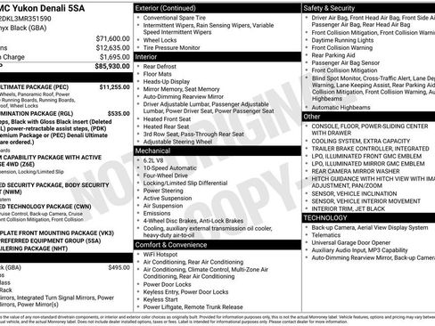 Used 2021 GMC Yukon Denali w/ Denali Ultimate Package image 2