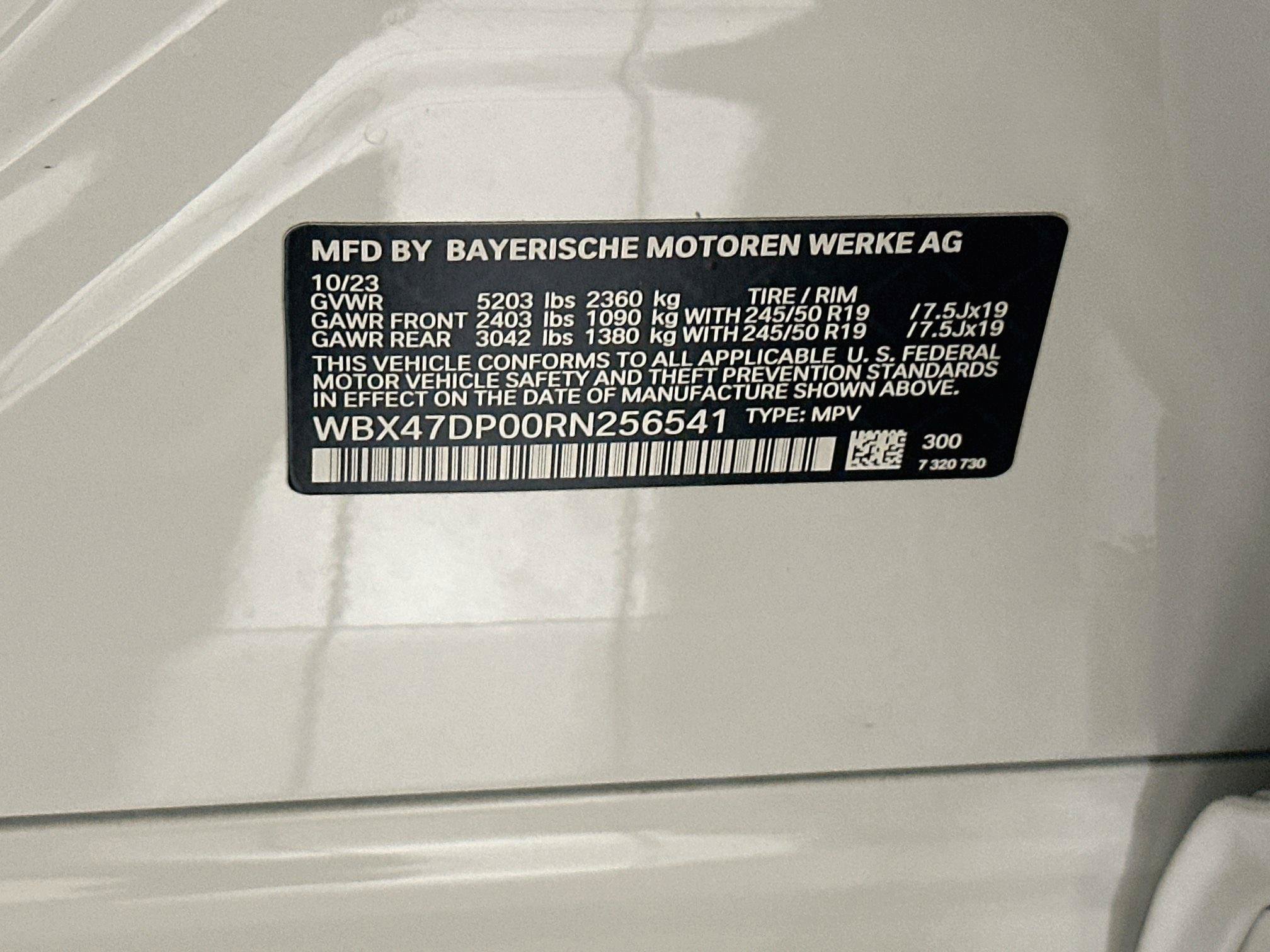 Certified 2024 BMW X3 sDrive30i w/ M Sport Package RWD image 31