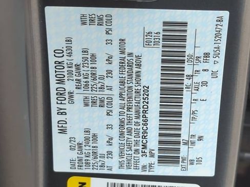 Used 2023 Ford Bronco Sport Outer Banks AWD/4WD image 28