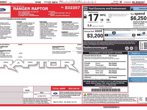Used 2024 Ford Ranger Raptor AWD/4WD image 25