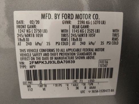 Used 2020 Ford Edge SEL FWD image 33