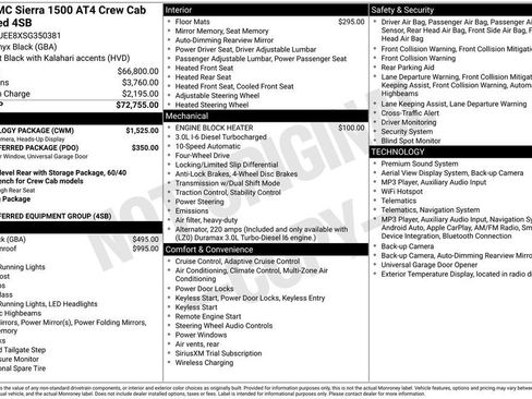 Used 2025 GMC Sierra 1500 AT4 w/ Technology Package AWD/4WD image 34