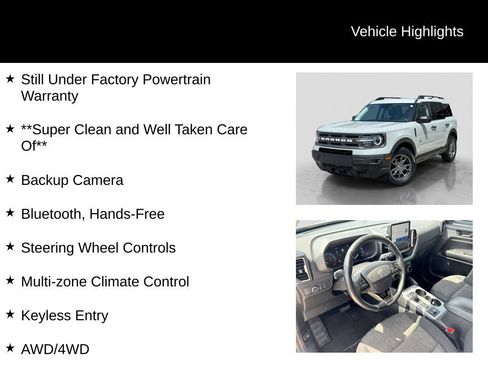 Certified 2022 Ford Bronco Sport Big Bend w/ Convenience Package AWD/4WD image 6