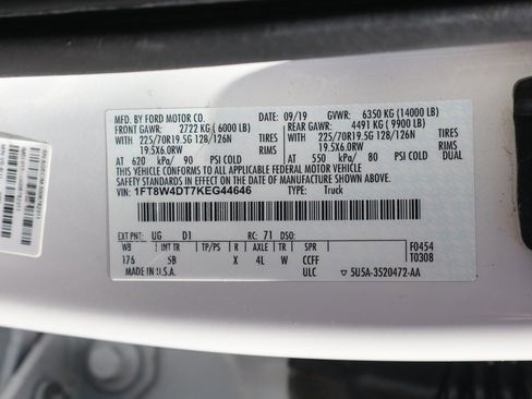 Used 2019 Ford F450 Lariat w/ Lariat Ultimate Package image 62