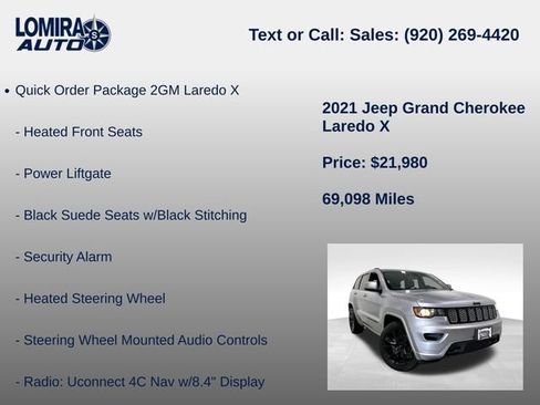 Used 2021 Jeep Grand Cherokee Altitude AWD/4WD image 8