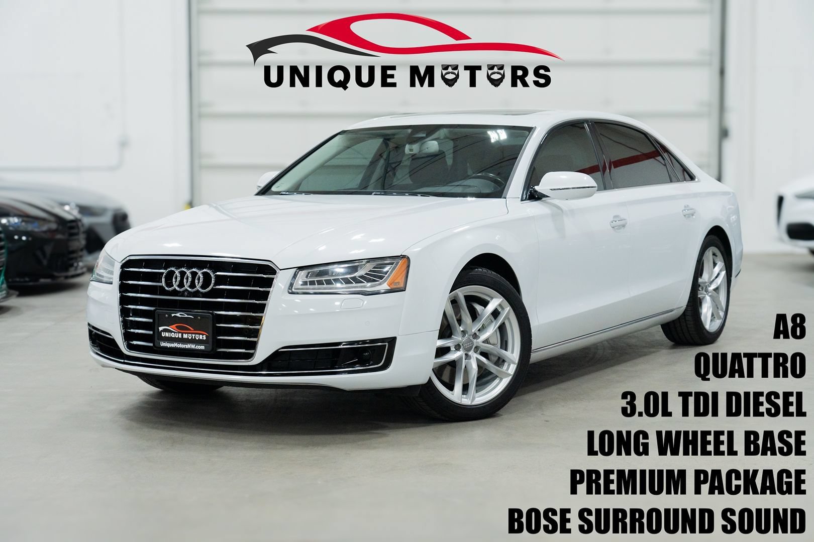 Used 2015 Audi A8 L TDI w/ Premium Package AWD/4WD image 1