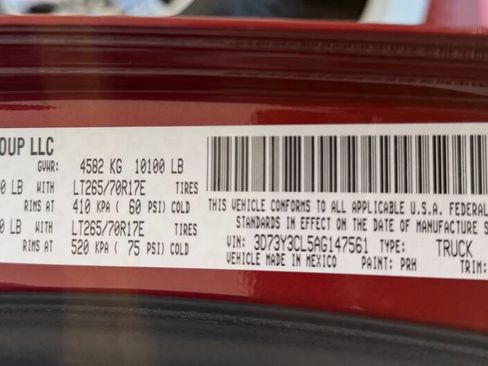 Used 2010 Dodge Ram 3500 Truck Laramie w/ HD Snow Plow Prep Group image 17