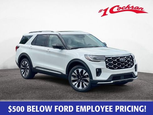 New 2026 Ford Explorer Platinum w/ LUX Leather Package AWD/4WD image 1