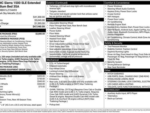 Certified 2020 GMC Sierra 1500 SLE w/ SLE Value Package image 11