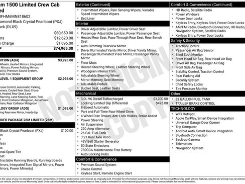 Used 2021 RAM 1500 Limited w/ Night Edition AWD/4WD image 15