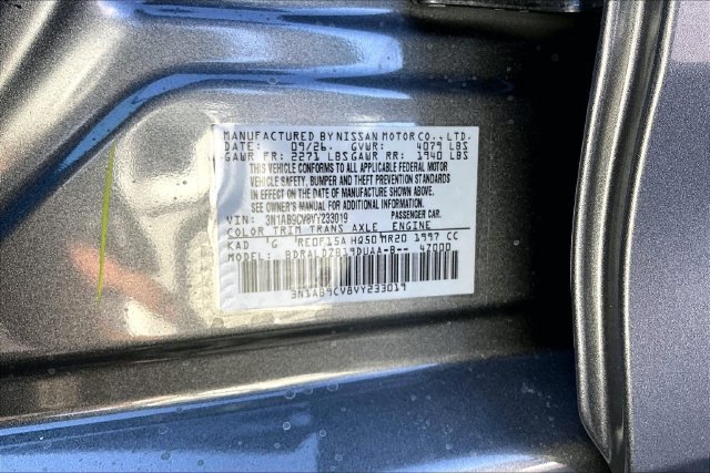 New 2027 Nissan Sentra SV w/ Floor Mat Package FWD image 13