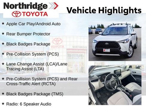Used 2022 Toyota Corolla Cross LE w/ Black Badges Package (TMS) AWD/4WD image 2