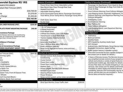Used 2023 Chevrolet Equinox RS w/ LPO, Floor Liner Package FWD image 14