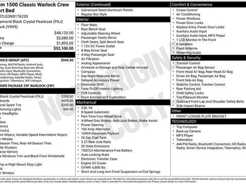 Used 2022 RAM 1500 Classic Warlock w/ Electronics Group AWD/4WD image 44