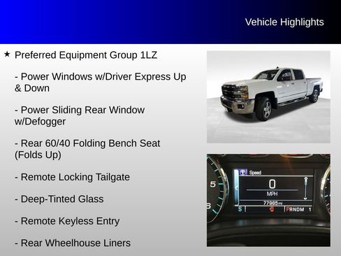 Used 2016 Chevrolet Silverado 2500 LTZ w/ LTZ Plus Package AWD/4WD image 8