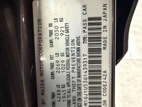 Used 2016 MAZDA MAZDA6 Sport image 12