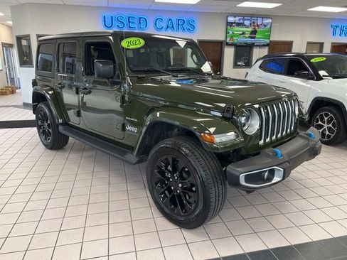 Certified 2023 Jeep Wrangler Unlimited Sahara w/ Cold Weather Group image 1