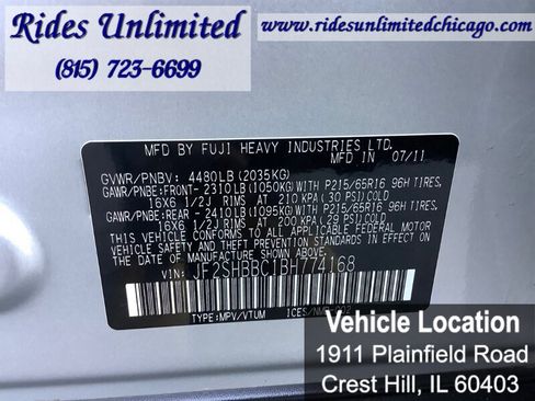 Used 2011 Subaru Forester 2.5X w/ Popular Equipment Group 1B image 20