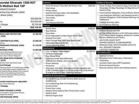 New 2026 Chevrolet Silverado 1500 RST AWD/4WD image 34