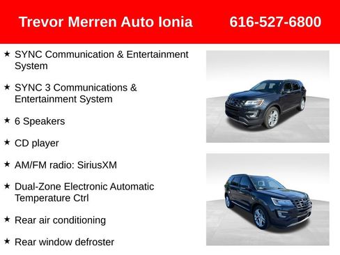 Used 2017 Ford Explorer XLT w/ Equipment Group 202A AWD/4WD image 32
