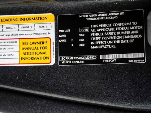 Used 2019 Aston Martin DB11 Volante RWD image 60