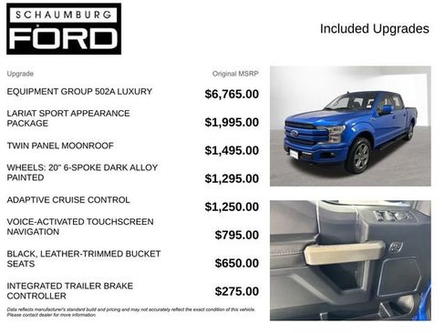 Used 2020 Ford F150 Lariat w/ Equipment Group 502A Luxury AWD/4WD image 4